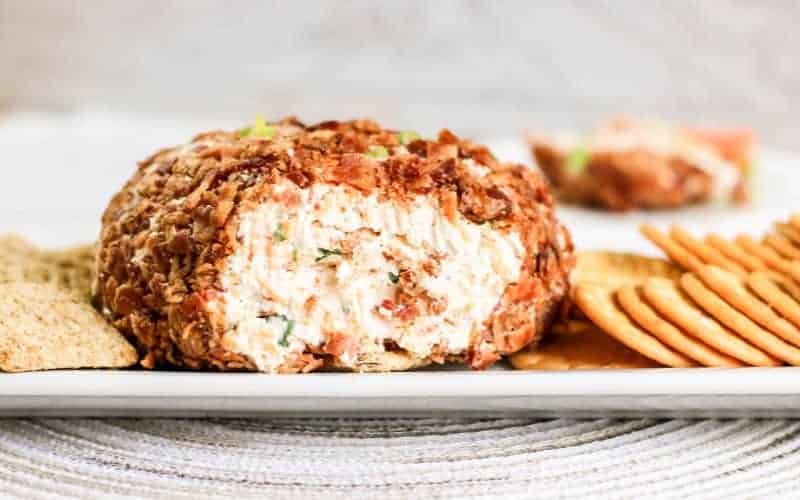 An Awesome Bacon Ranch Cheeseball To Snack On